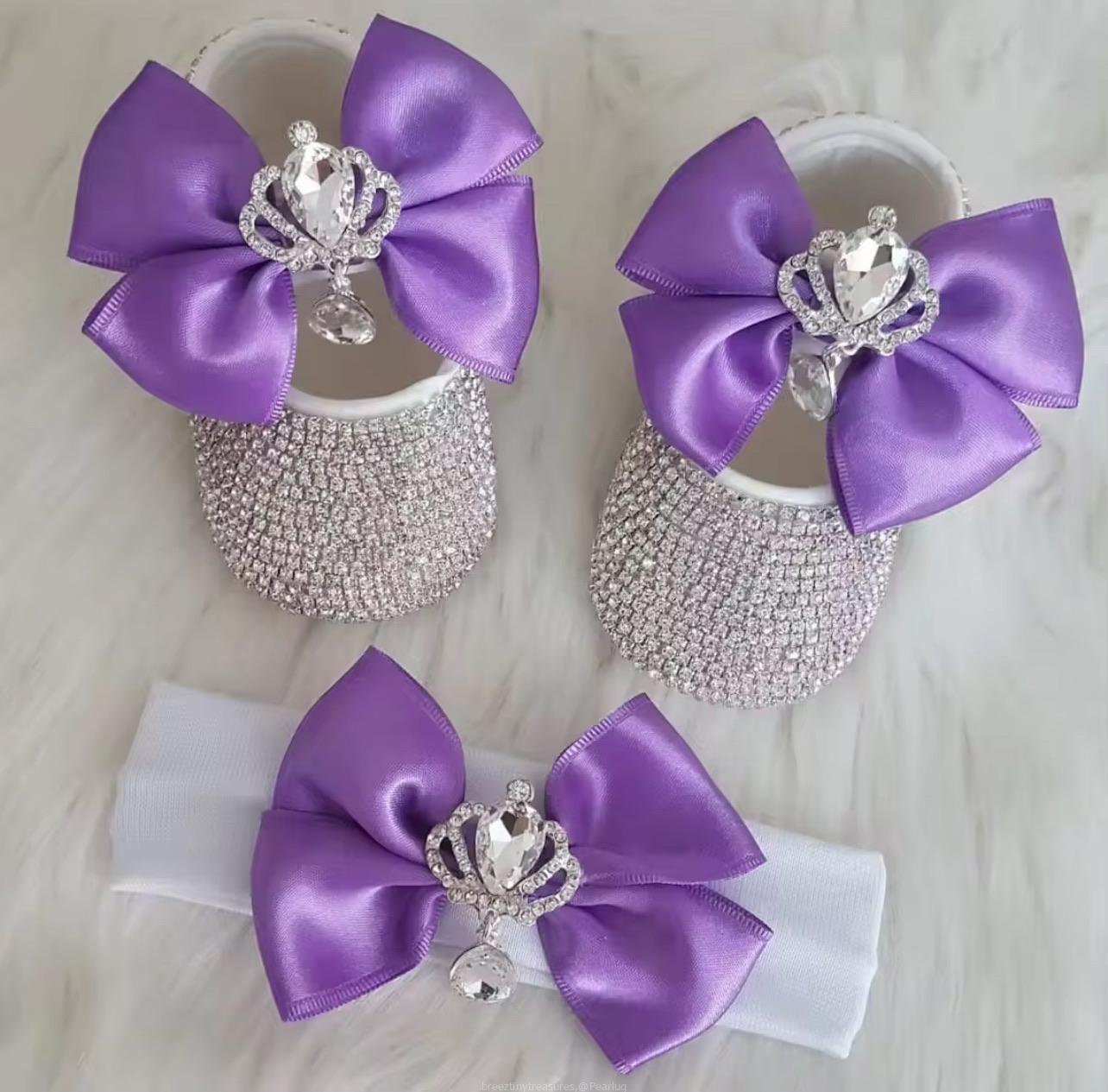 Shiny Shoes And Hair Band