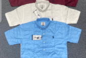 MEN’S SHORT SLEEVED PLAIN SHIRT