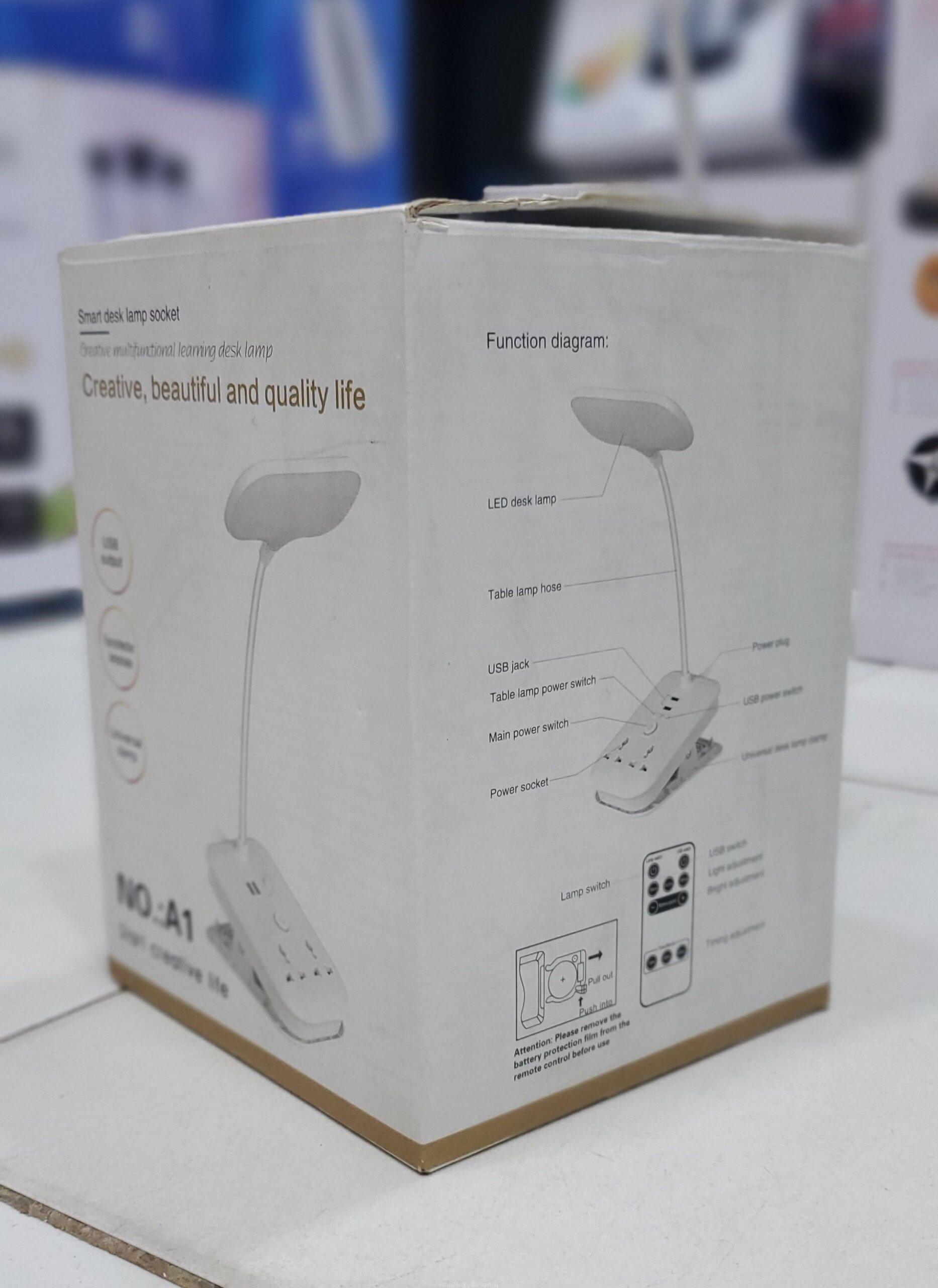 Smart Desk Lamp A1 – Multifunctional, Eye Protection, USB Output, Universal Clamp