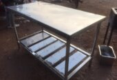 Stainless steel working tables