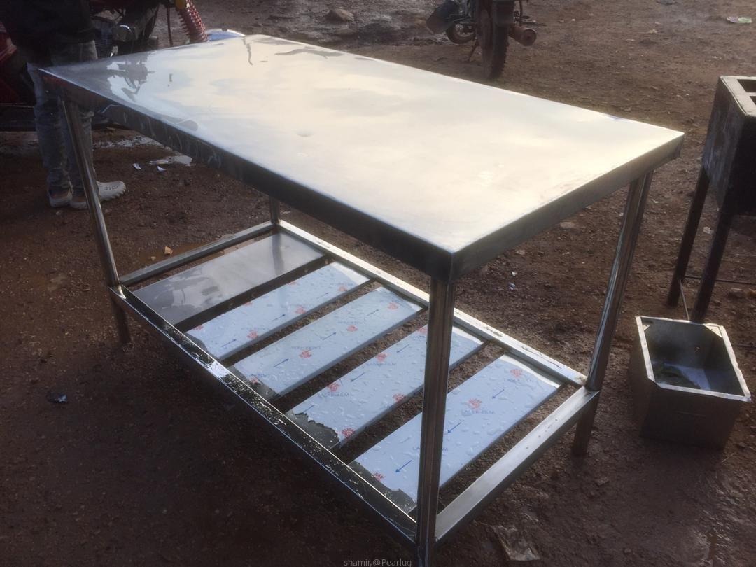 Stainless steel working tables