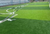 Artificial turf grass carpets.