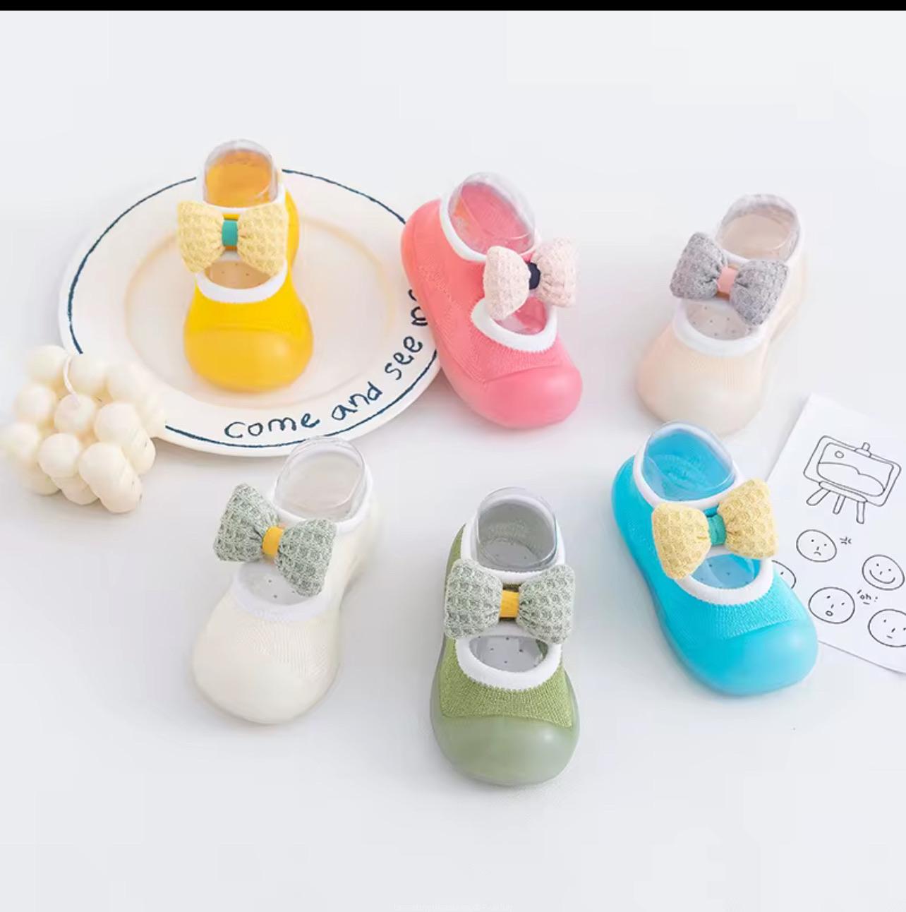 Anti Slip Organic Cotton Baby Sock Shoes