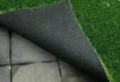 Artificial turf grass carpets.