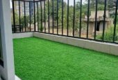 Artificial turf grass carpets.