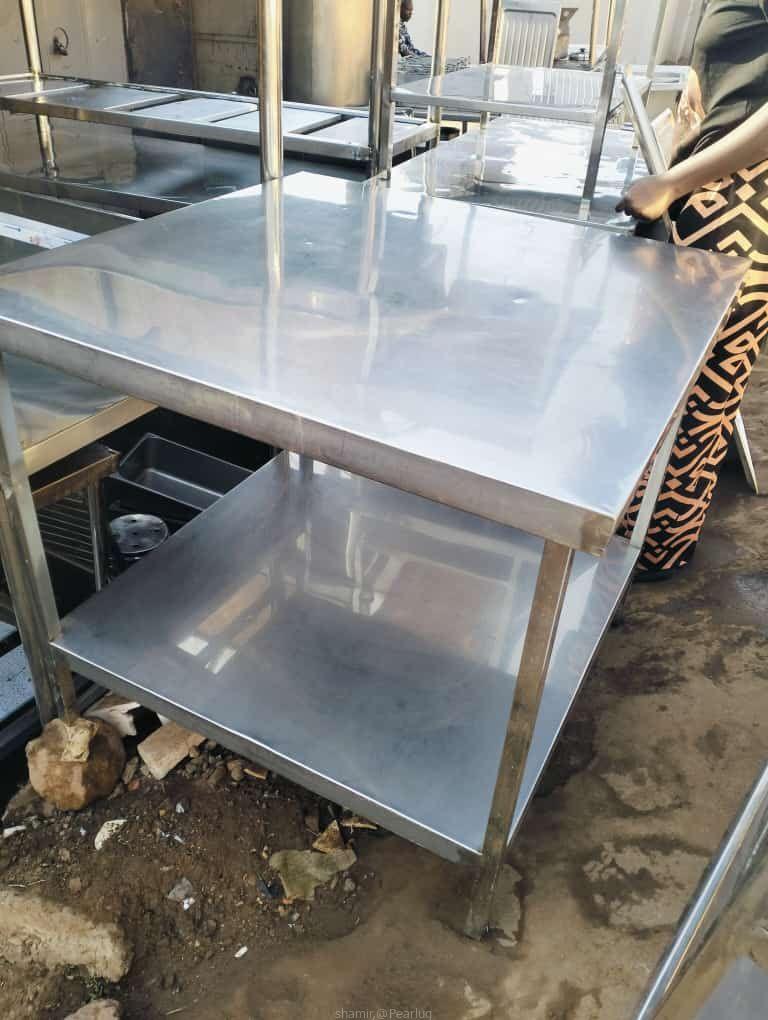 Stainless working tables