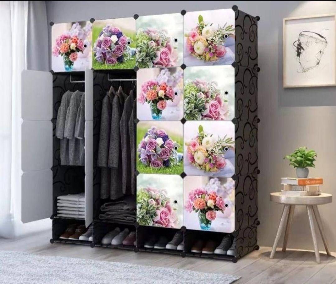 4colum plastic closet