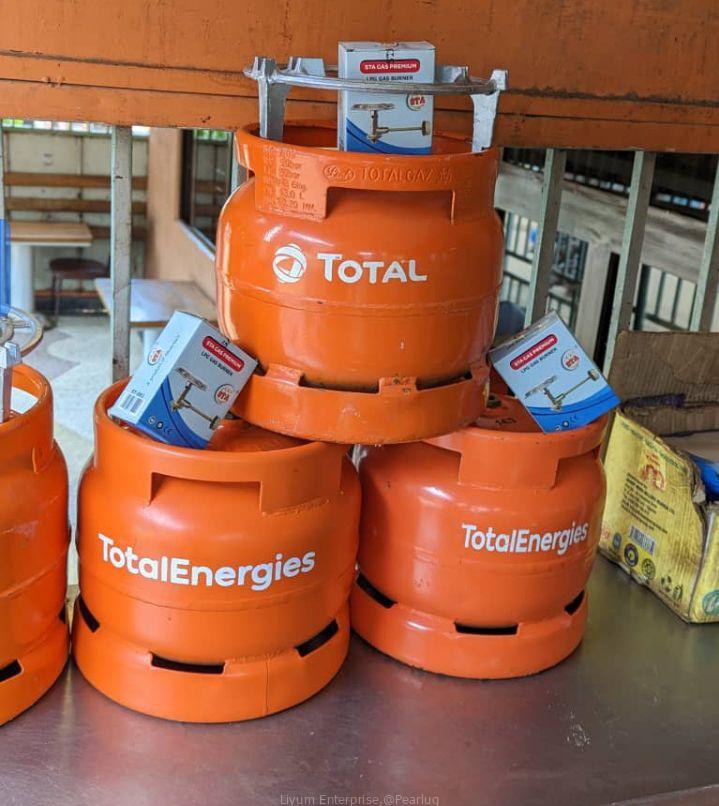 Total gas 6kg fullkit with all accessories
