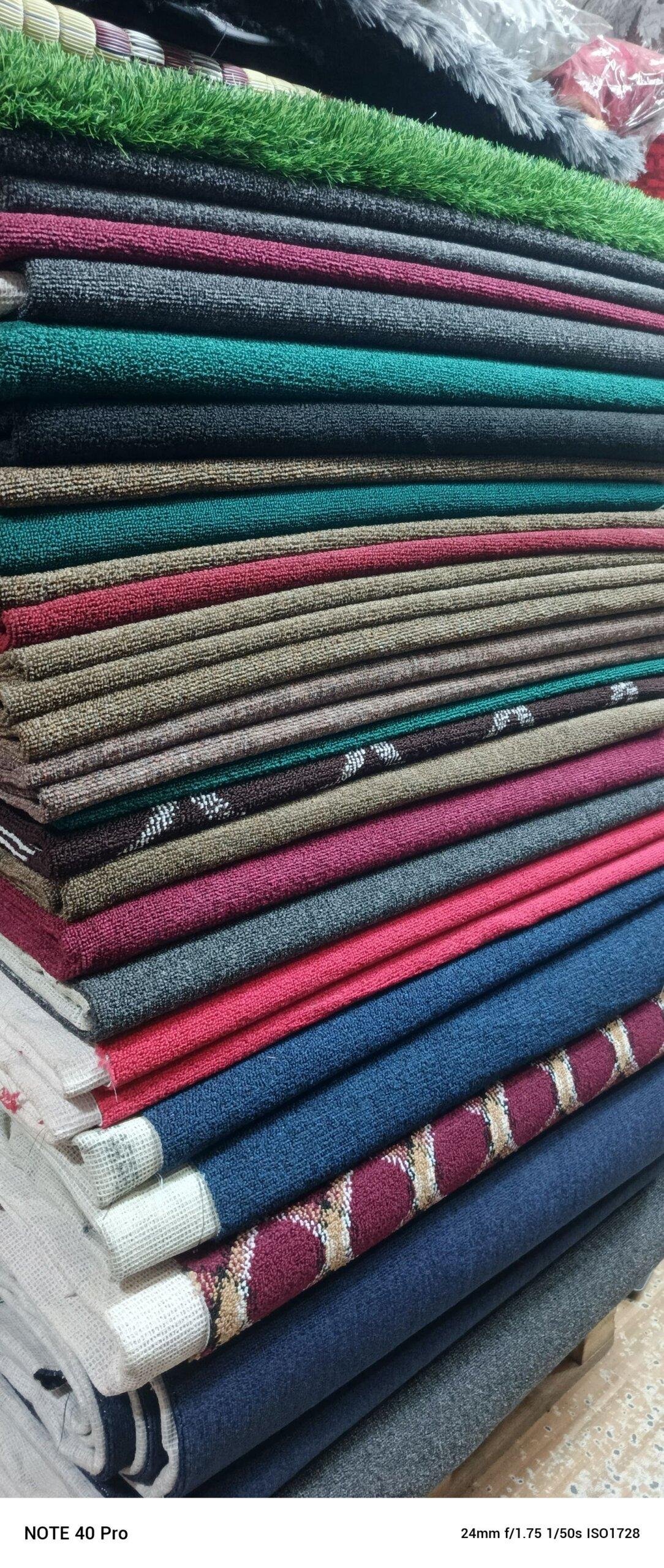 Wall to wall woolen carpets