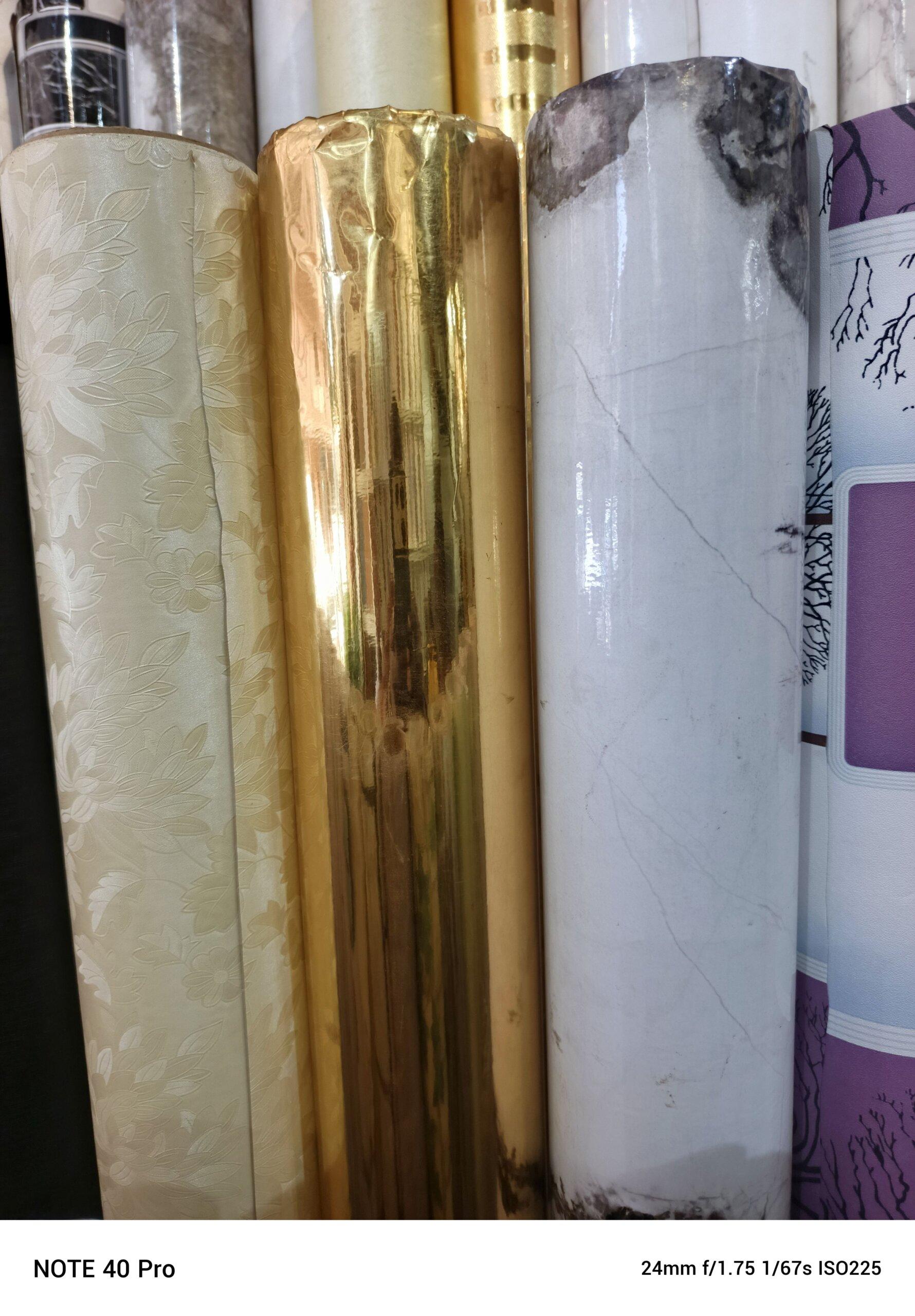 Gold color stickers