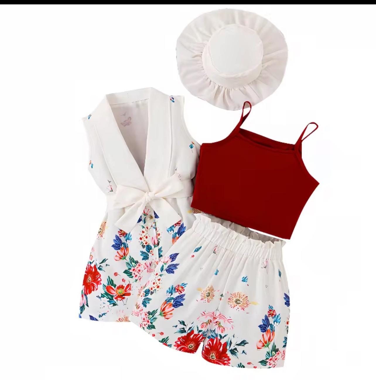 4pc kids attire for a girl child