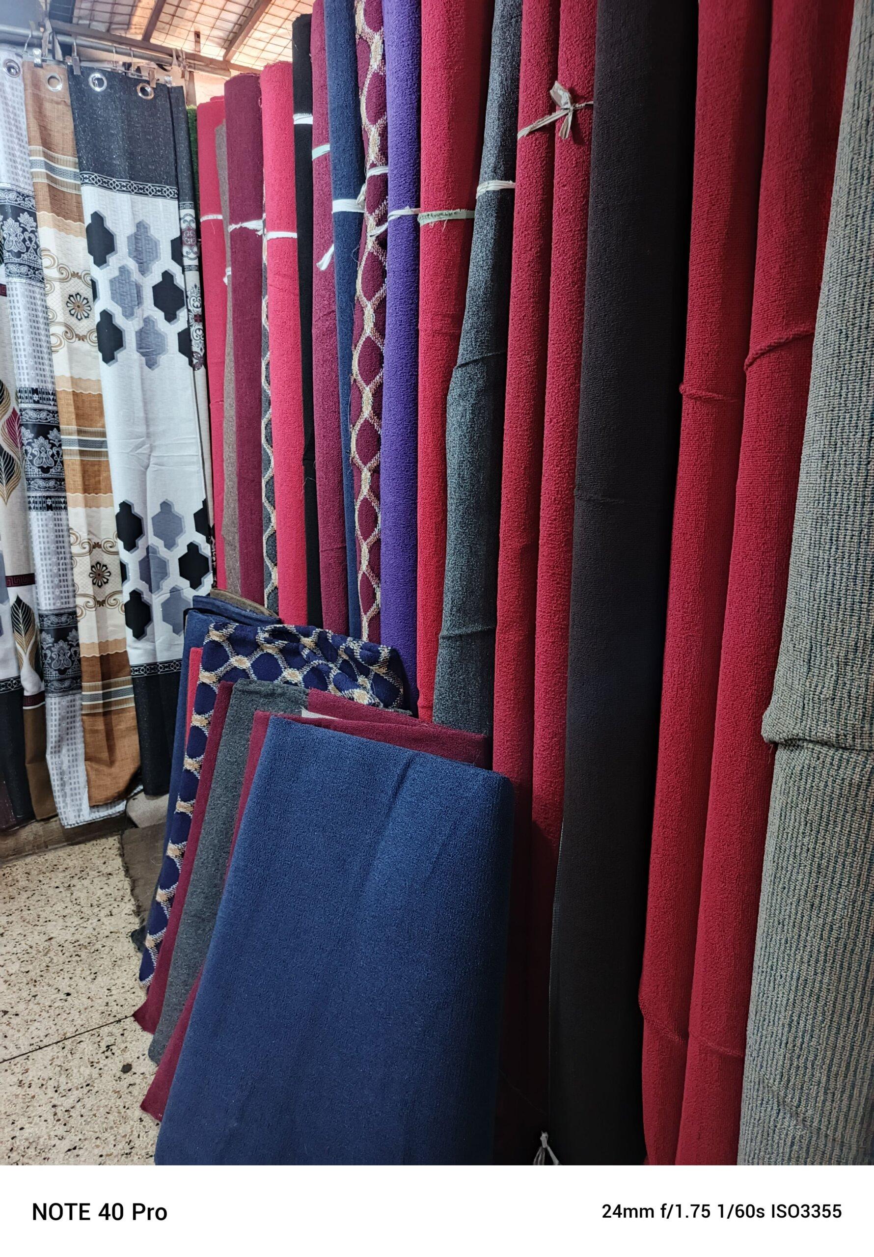 Wall to wall woolen carpet