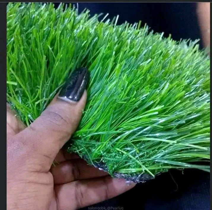 Artificial turf grass carpets.