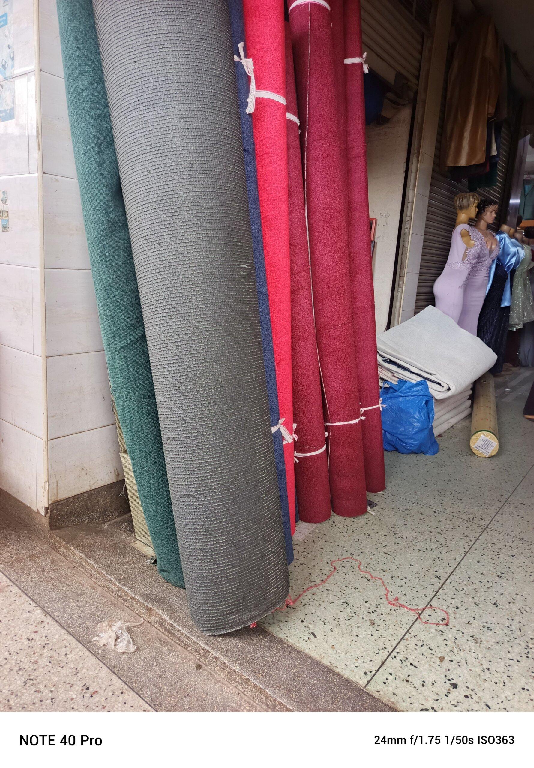 Woolen carpets available