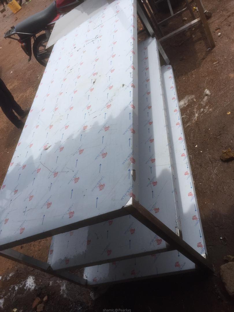 Stainless steel working tables