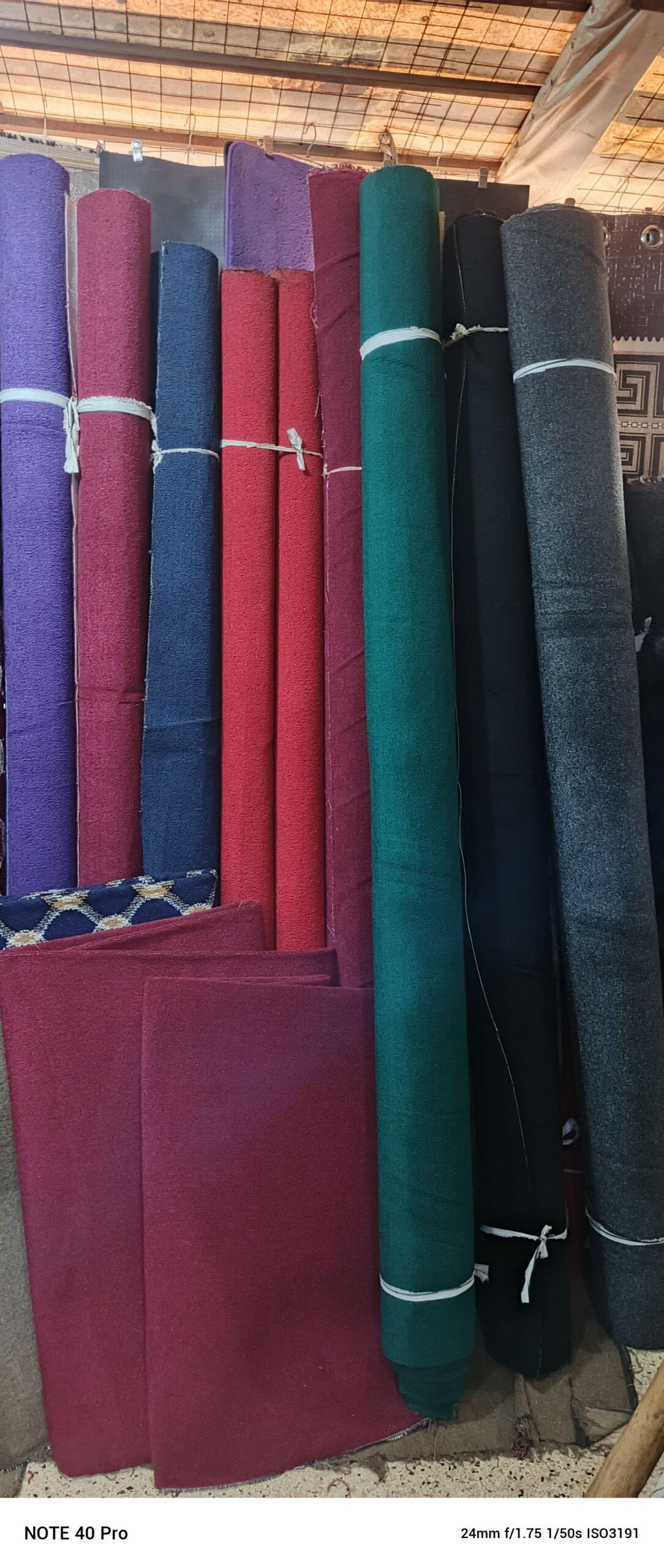 Wall to wall woolen carpets available