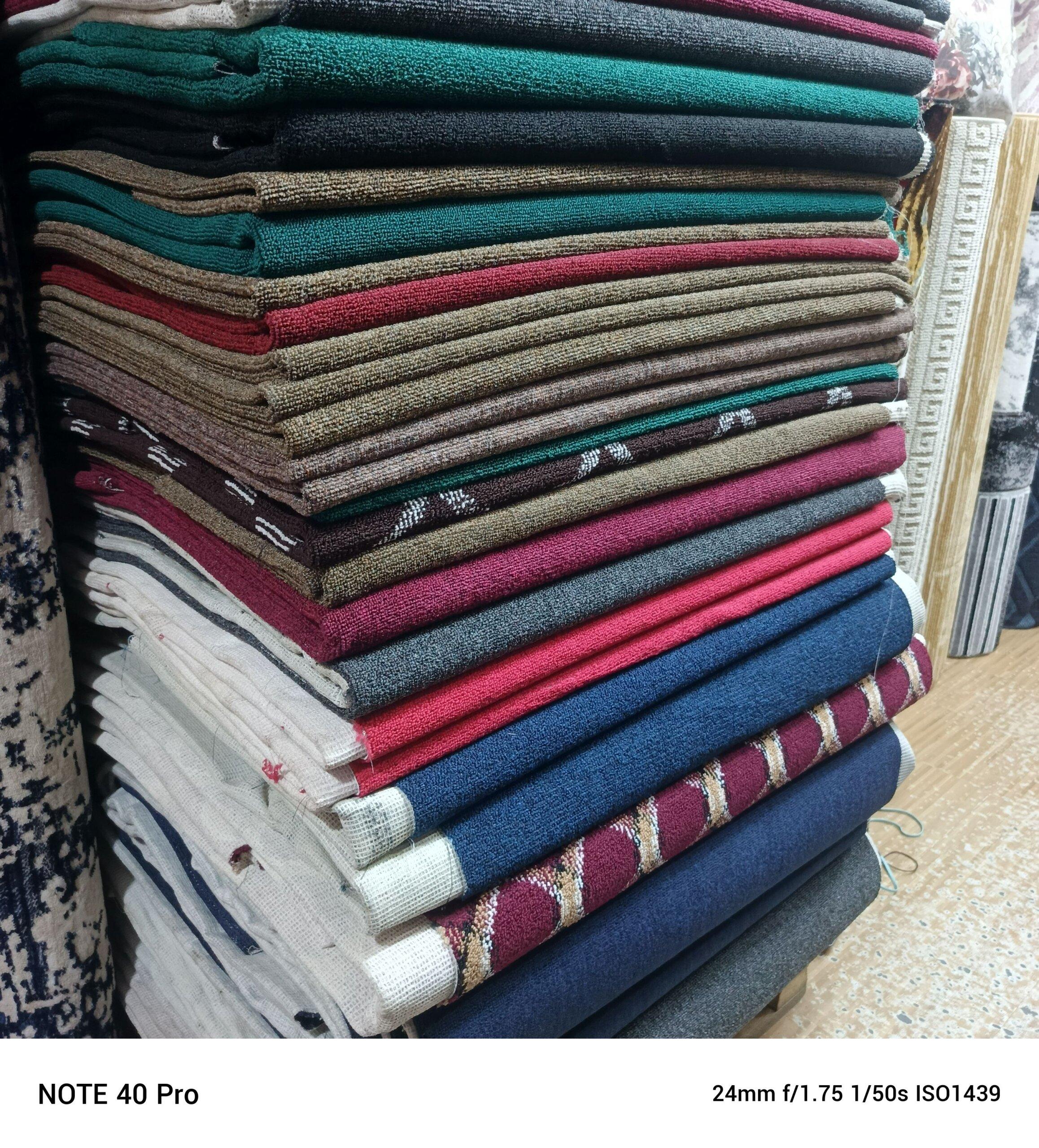 Woolen carpets available