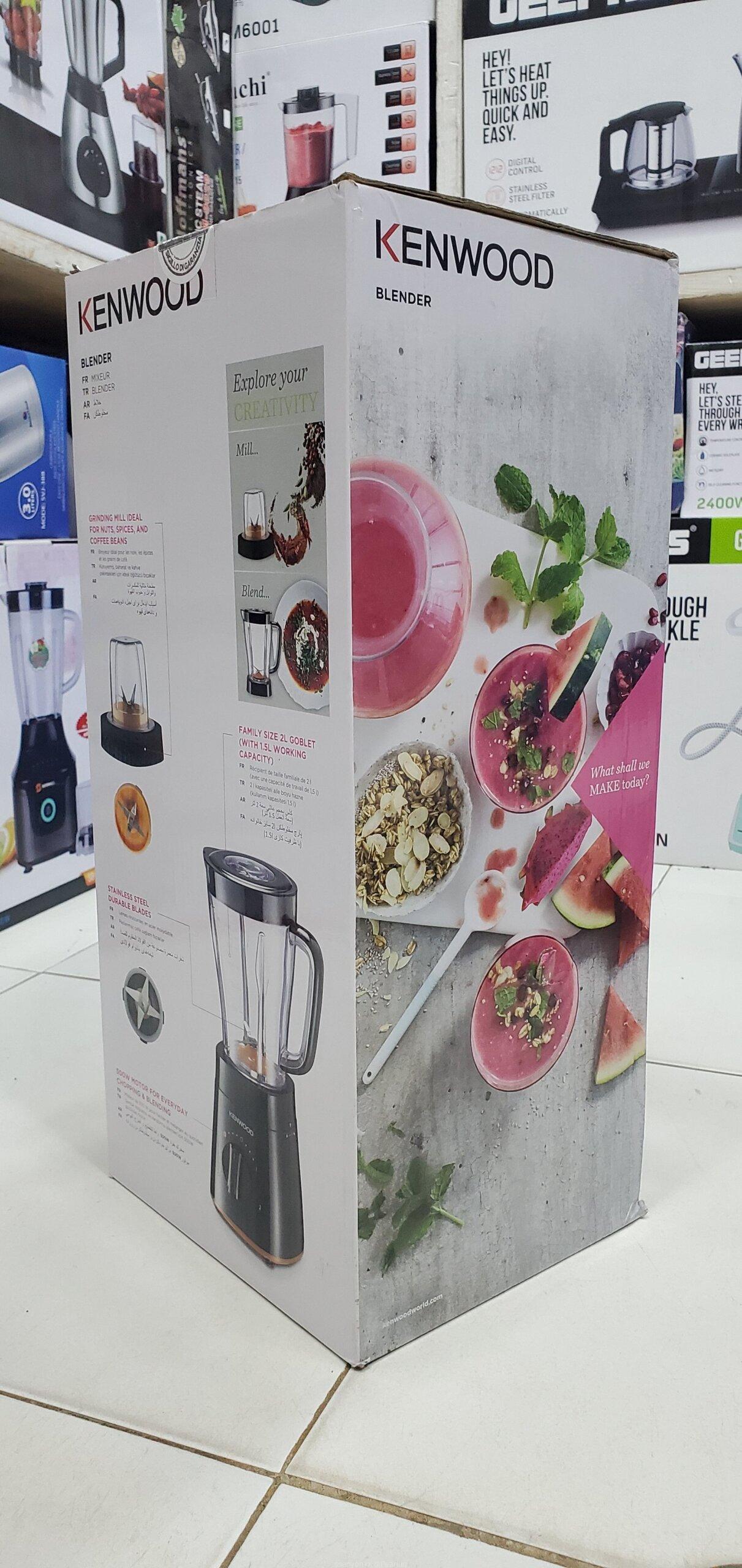 Kenwood Blender BLP15.150BK – 500W, 1.5L, Smoothie Maker, Multi Mill, Ice Crush