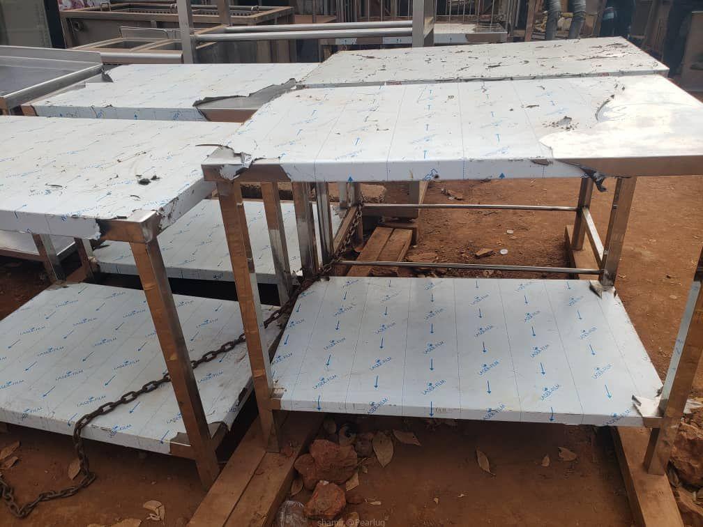 Stainless steel working tables