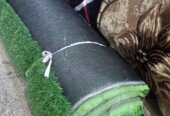 Artificial turf grass carpets.