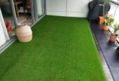 Artificial turf grass carpets.