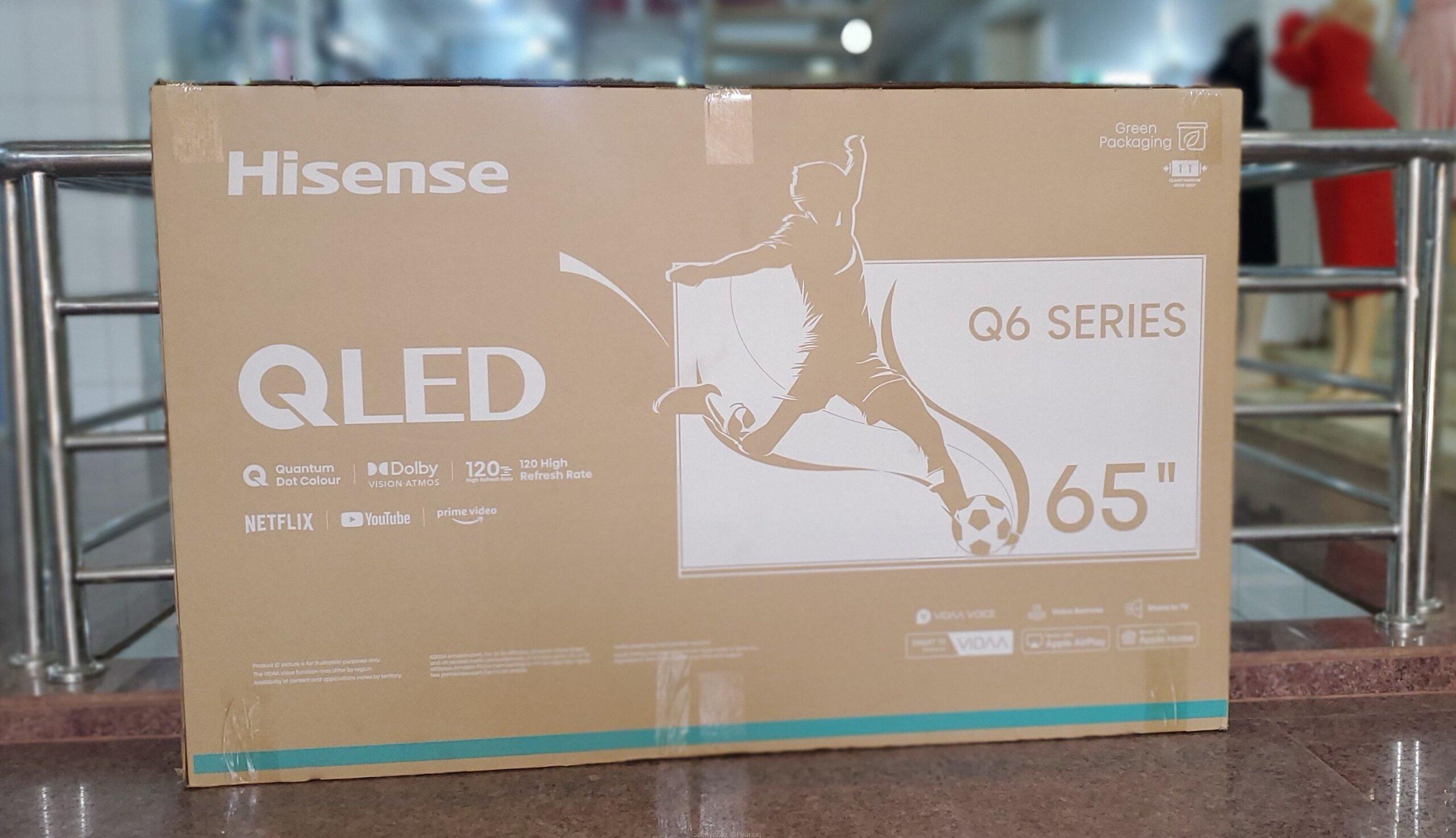 Hisense QLED Q6 Series 65″ 4K TV – Quantum Dot, Dolby Vision, Atmos, 120Hz