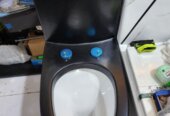 One Peace Black Colored Toilet