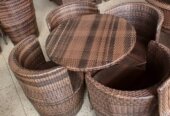 Rattan dining chairs