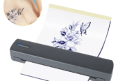 Portable Tattoo Printer Tattoo Transfer Thermal Copier Machine Compatible with iOS and android Portable A4 printer Mini