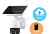 V380pro 4MP Full Colour Solar Panels Camera Long-Range Outdoor Camera For Continuous Observation