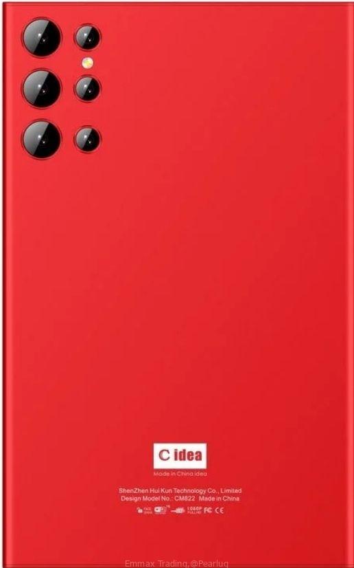 CM822 8-Inch Smart Kids Tablet Single SIM 6GB RAM 256GB 5G Red