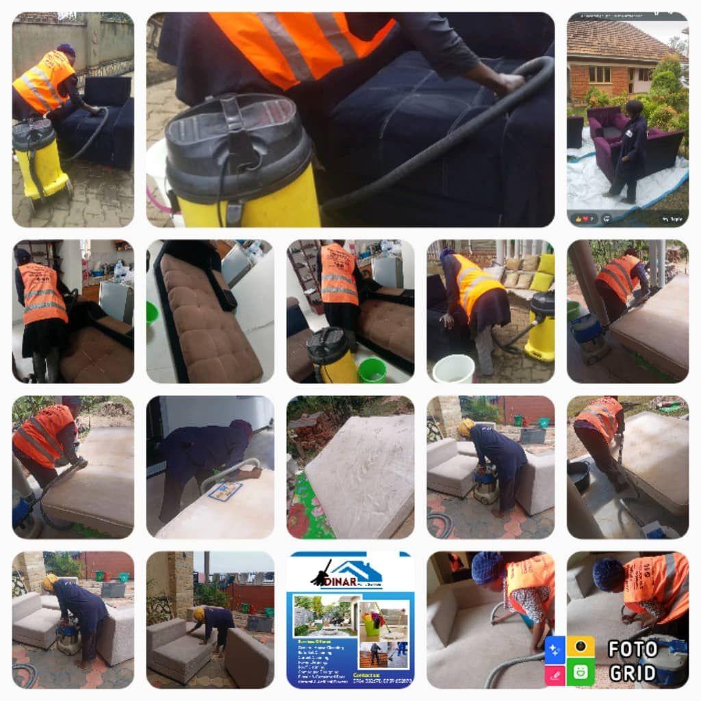 Sofa set cleaning