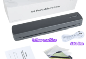 Portable Tattoo Printer Tattoo Transfer Thermal Copier Machine Compatible with iOS and android Portable A4 printer Mini
