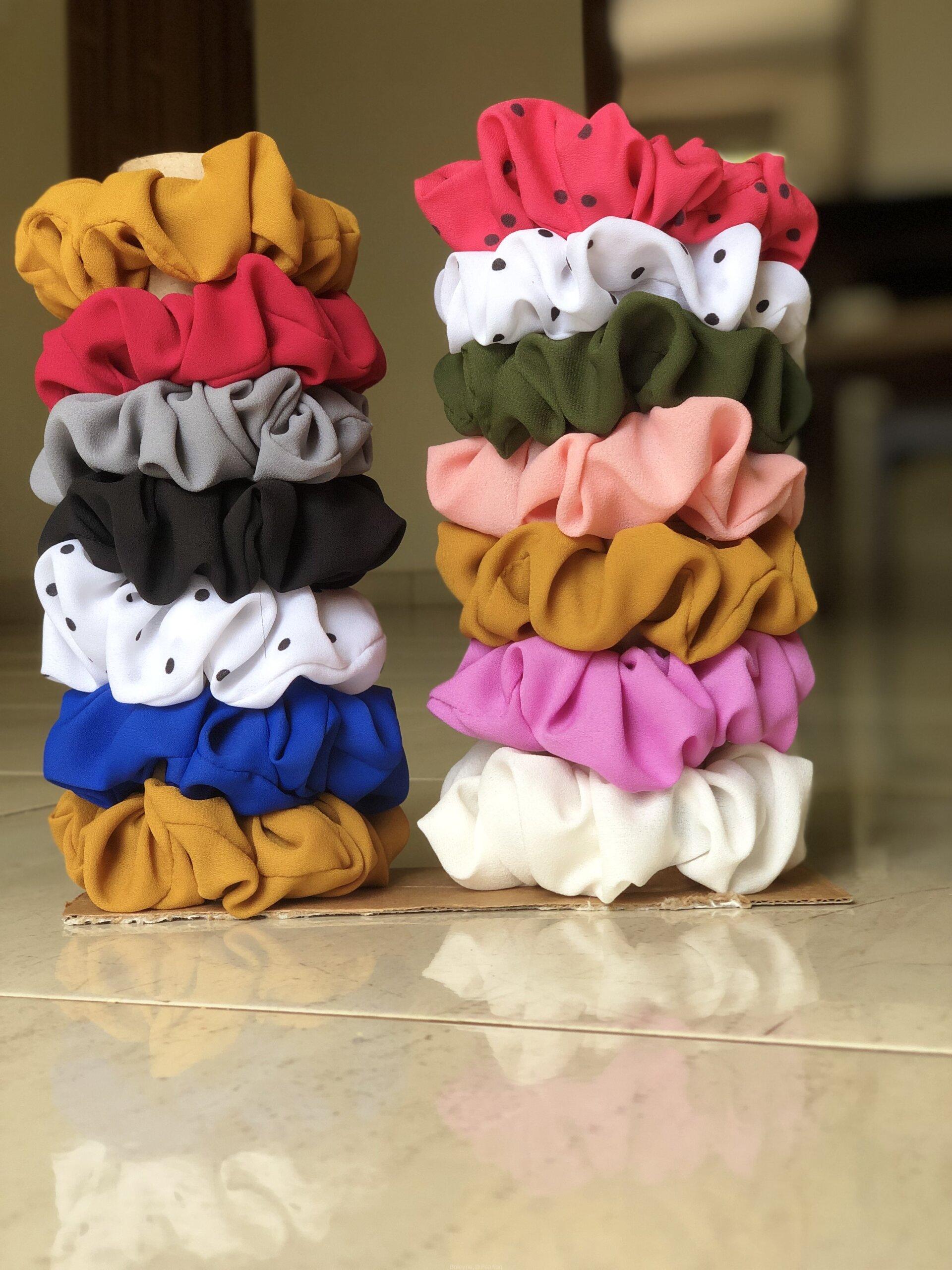 Hair scrunchies