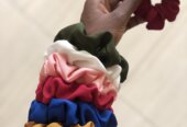 Hair scrunchies