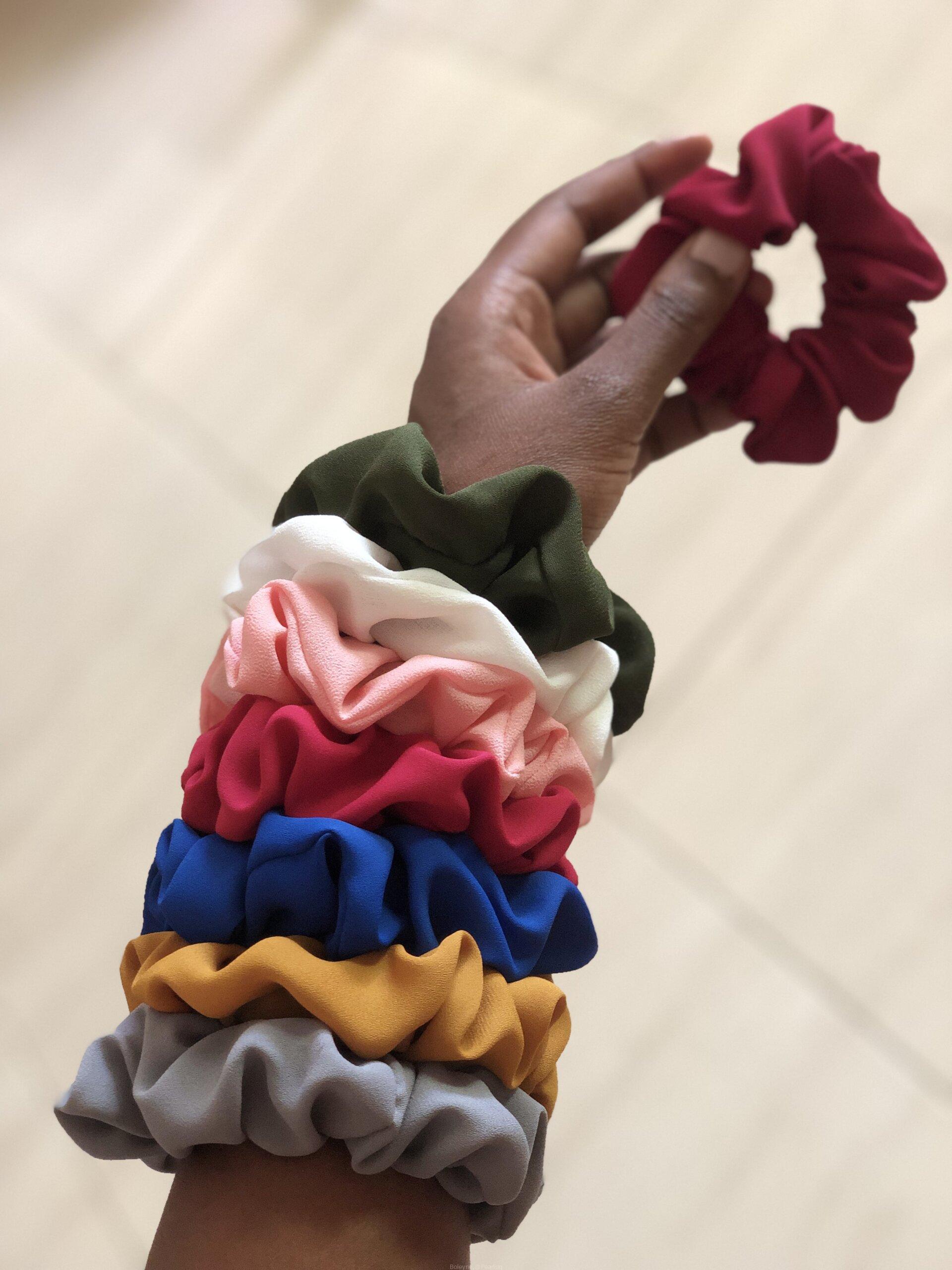 Hair scrunchies