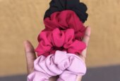 Hair scrunchies