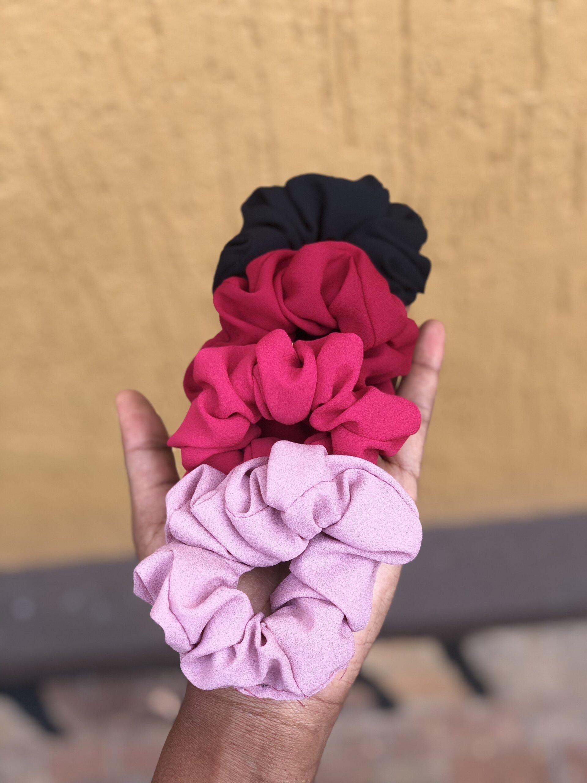 Hair scrunchies