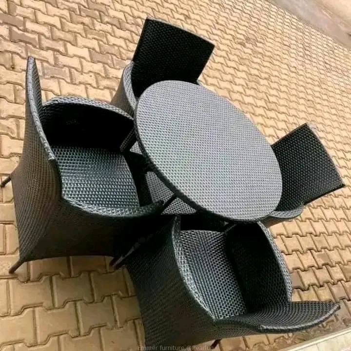 Rattan dining chairs