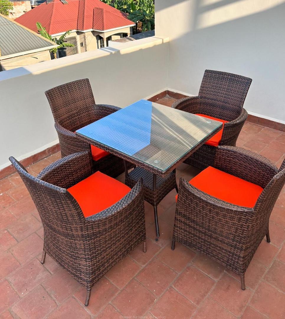 Rattan dining chairs