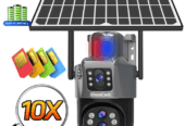 Outdoor V380 Solar Security 4G SIM card Remote Control Two way Audio ip66 PTZ Human Tracking Solar CCTV Camera