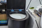 One Peace Black Colored Toilet