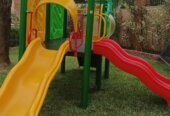 KIDS PLAY UNIT WITH SLIDES
