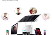 V380pro 4MP Full Colour Solar Panels Camera Long-Range Outdoor Camera For Continuous Observation