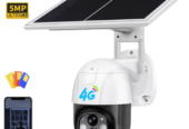 V380pro 4MP Full Colour Solar Panels Camera Long-Range Outdoor Camera For Continuous Observation