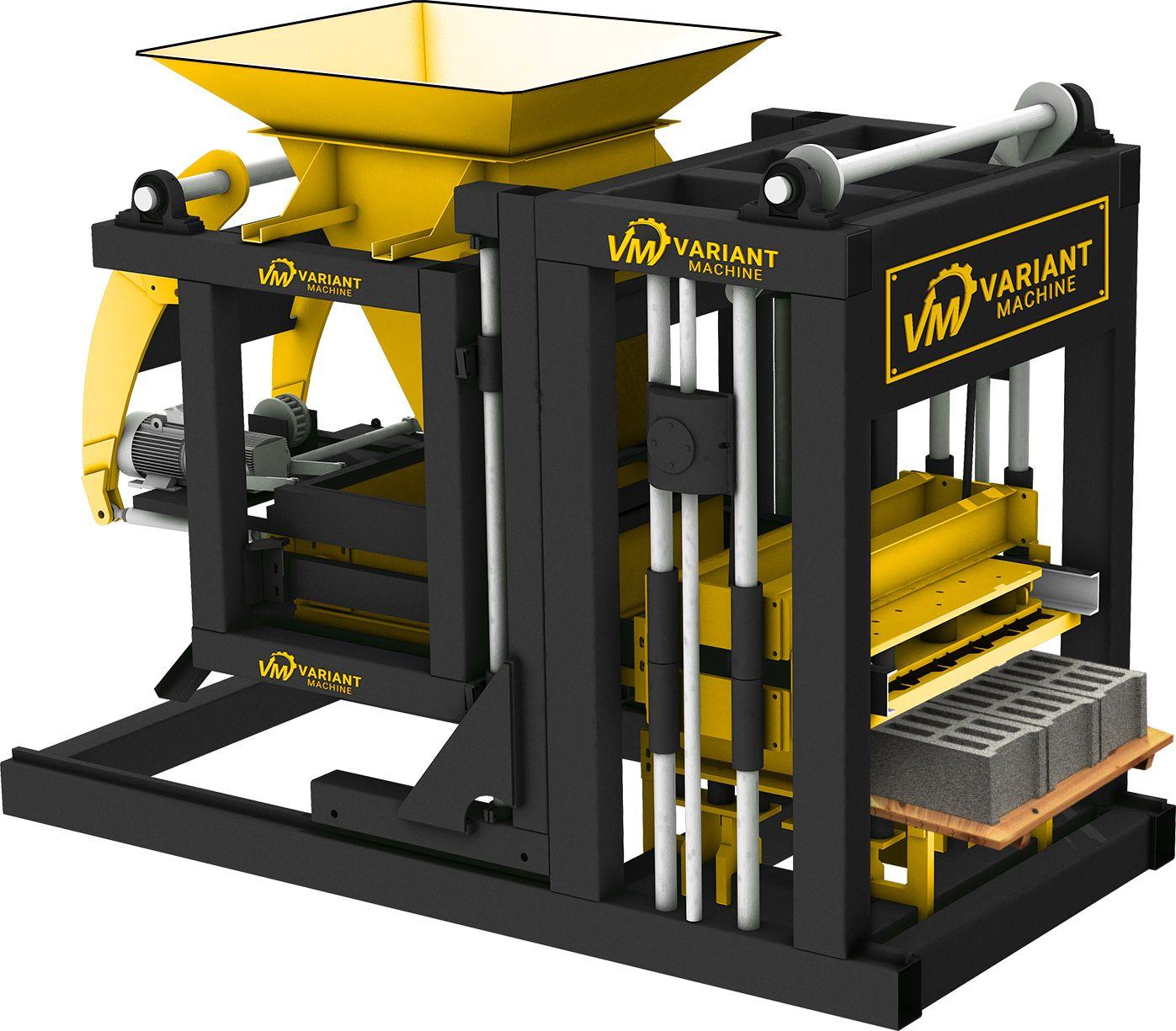 CONCRETE BLOCK, PAVER AND CURBSTONE MAKING MACHINE(SET)ONLY 30.000USD