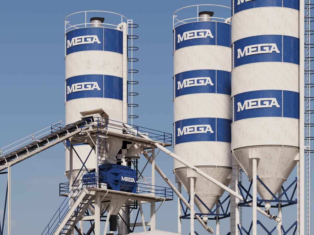 CONCRETE BATCHING PLANT 90 m3 – TWINSHAFT MIXER (ITALIAN)