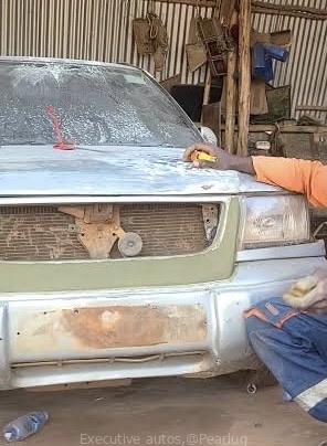 Car body spraying