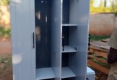 Movable wardrobe with a dresser
