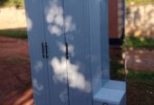 Movable wardrobe with a dresser